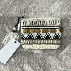 Brand new seashell mini zip purse seafolly